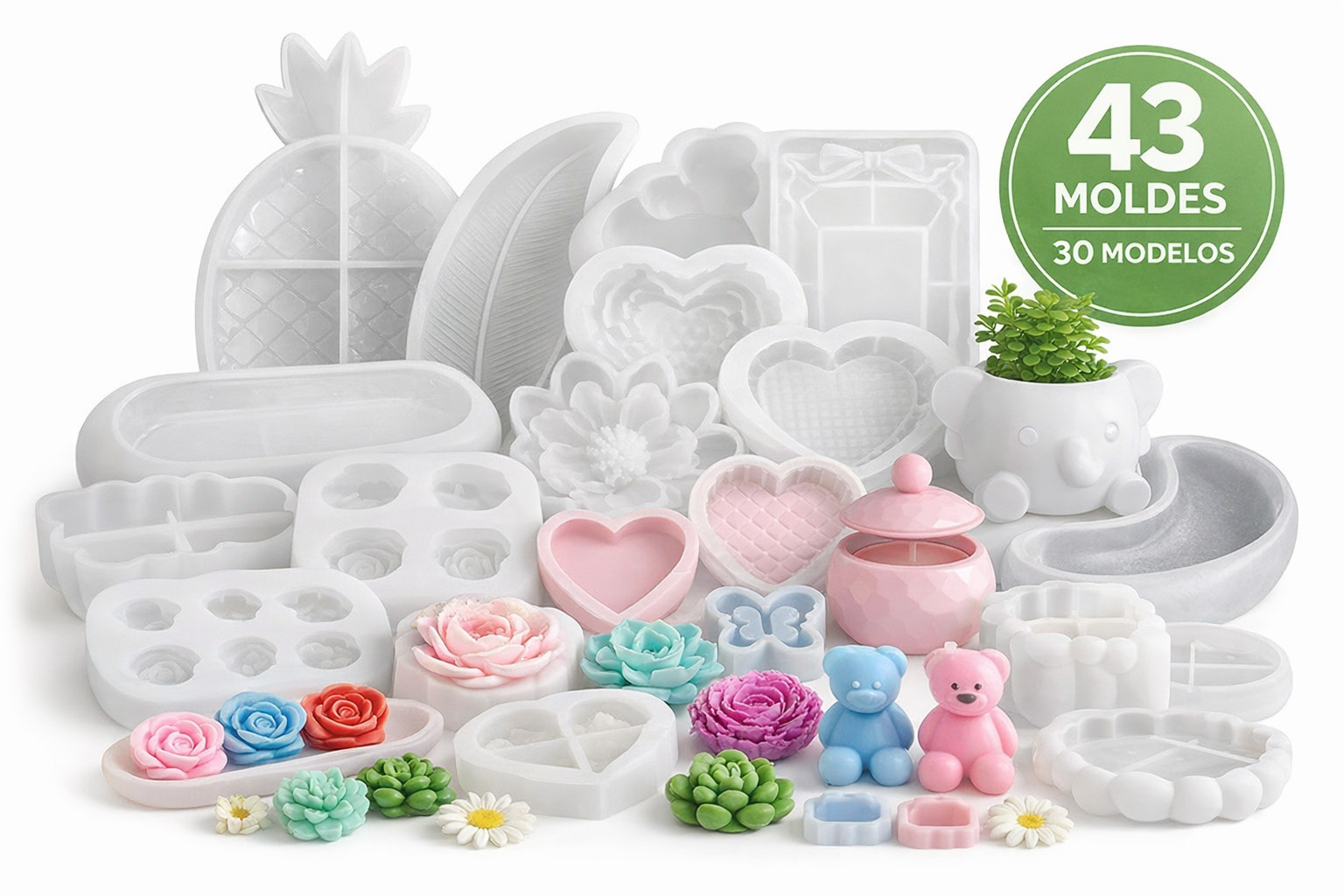 Combo emprendedor moldes silicona