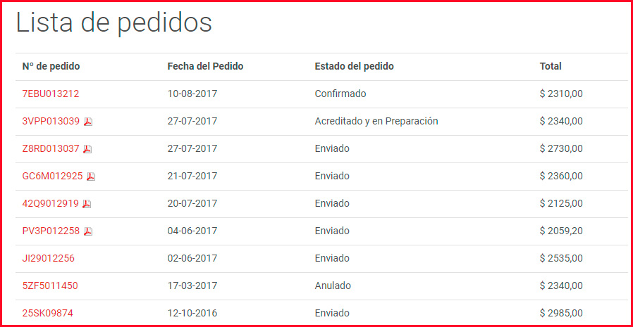 Cuál es el estado de mi pedido?