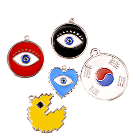 Dijes esmaltados mayorista para bijouterie y artesanias │ Portal Mayorista