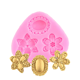 Moldes de silicona para fondant o porcelana | Portal Mayorista