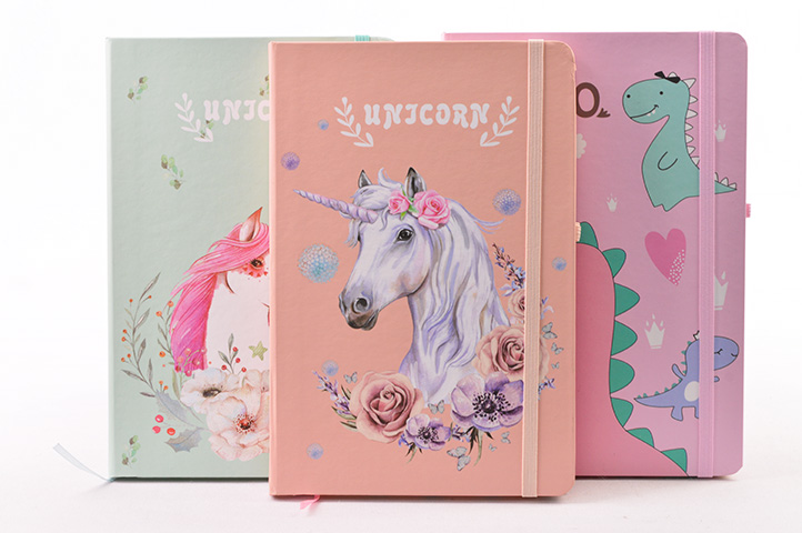 Cuadernos y Anotadores: CUADERNO TAPA DURA DECO c/ELASTICO GRANDE (CS)
