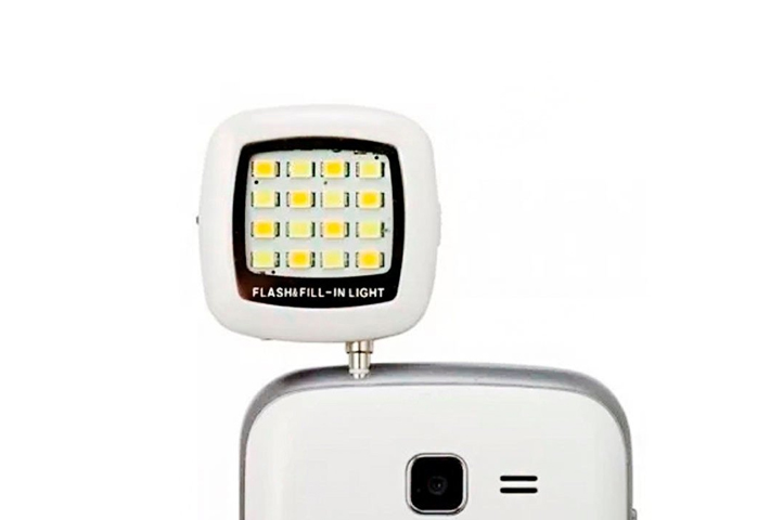 Flash Portatil Celular Selfie Luz Led Recargable Linterna