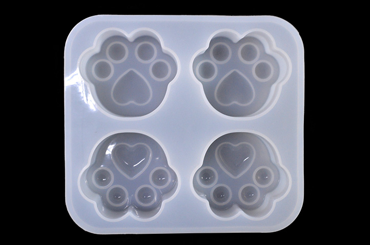  YIGWANG - 4 moldes de silicona para resina, moldes de