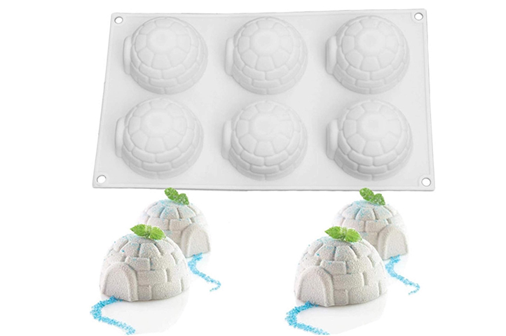 Molde silicona para velas: MOLDE SILICONA 6 IGLU POLAR (CNA)