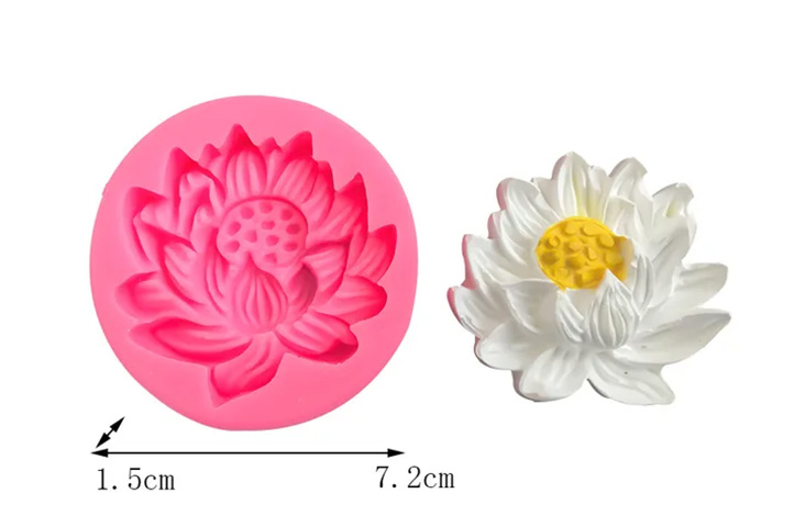Molde de silicona para velas de flores de peonía grande 40L30 – Repostería  Mayorista