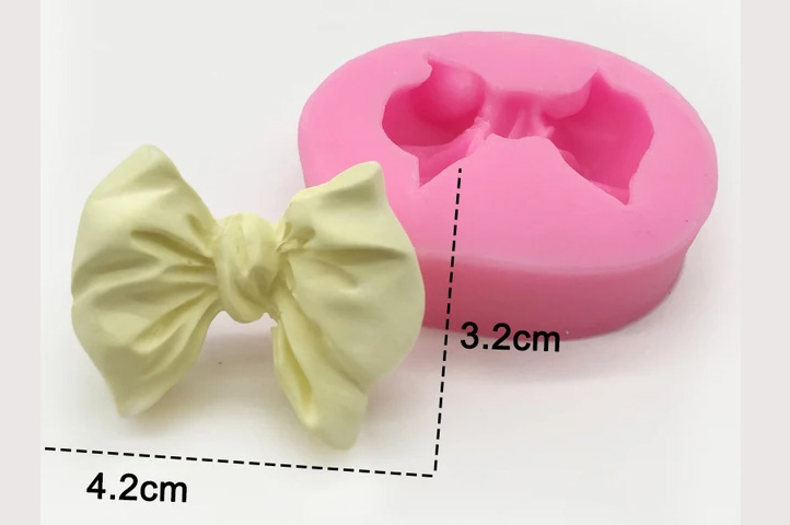 Moldes con moños: MOLDE SILICONA MOÑO INDIVIDUAL 012A10 (CS2)