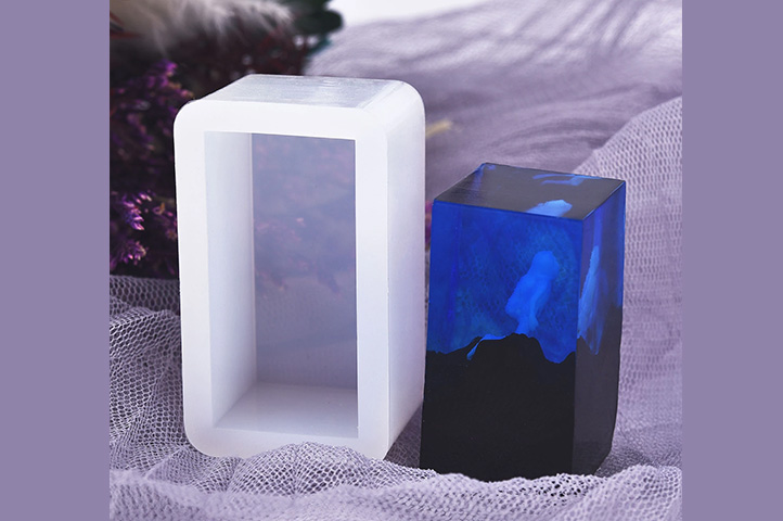 Molde De Silicona Para Resina Rectangular – 16,7 X 7,7 X 3,2 Cm – Reutilizable, Ideal Para Manualidades, Decoración Y Proyectos DIY