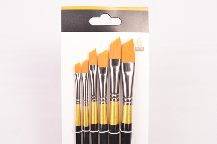 LIBRERIA: PACK 6 PINCELES ARTISTICOS PUNTA ANGULAR BOLONG ARTIST ...