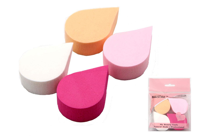 BELLEZA: PACK 4 ESPONJAS MAQUILLAJE GOTA (CSN)