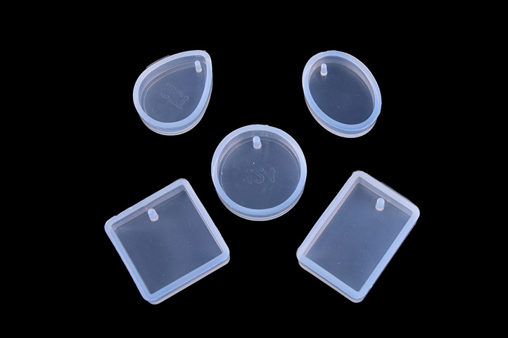 Set 5 moldes silicona - Moldes de silicona para resina