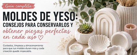 Moldes de yeso: consejos para conservarlos y obtener piezas perfectas en cada uso